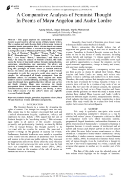 A Comparative Analysis of Feminist Thought In Poems of Maya