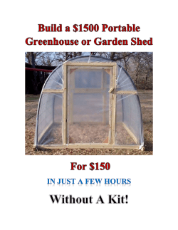 Build a $1500 Portable Greenhouse or Garden Shed