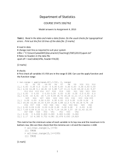 Answers - Department of Statistics