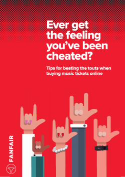 Ever get the feeling you`ve been cheated?