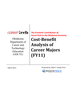 Cost-Benefit Analysis of Career Majors