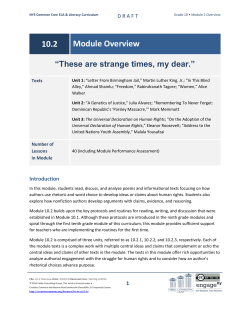 10.2 Module Overview