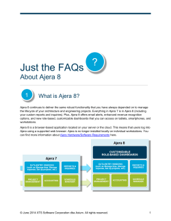 Just the FAQs - Ajera Learning Center