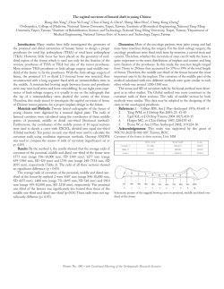 Poster No. 490 &bull; 6th Combined Meeting of the Orthopaedic