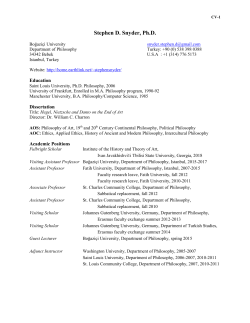 Curriculum Vitae - Arthur Benveniste`s Home Page