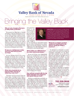 Bringing the Valley Back