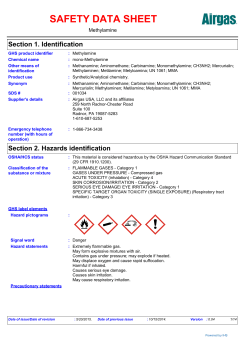 safety data sheet - Airgas Specialty Products