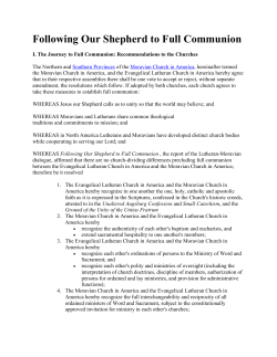 Following Our Shepherd to Full Communion