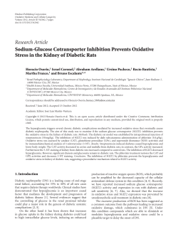 Sodium-Glucose Cotransporter Inhibition Prevents Oxidative Stress