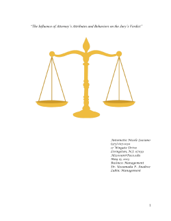 The Influence of Attorney`s Attributes and