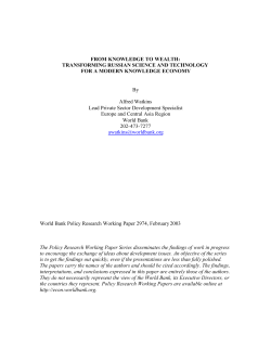 FROM KNOWLEDGE TO WEALTH: TRANSFORMING RUSSIAN