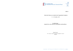 The MHD Model (magnetic flux, conservation laws - Indico