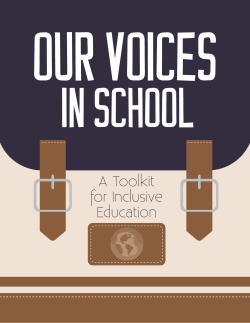 A Toolkit for Inclusive Education - Casa