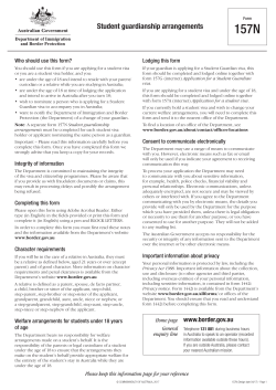 157N - Department of Immigration and Border Protection