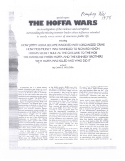 THE HOFFA WARS