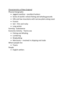 Characteristics of New England Physical Geography &bull; Jagged