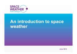 An introduction to space weather
