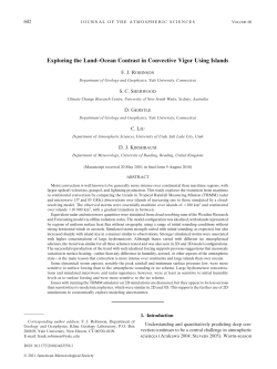 Exploring the Land&ndash;Ocean Contrast in Convective Vigor Using Islands