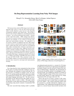 On Deep Representation Learning from Noisy Web Images