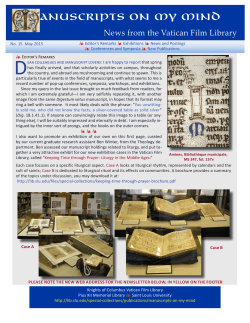 No. 15, May 2015 - Saint Louis University Libraries