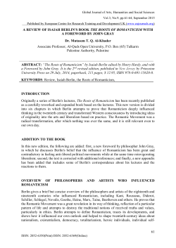 A-Review-of-Isaiah-Berlins-Book-the-Roots-of-Romanticism-with