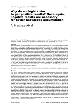 Once again, negative results are necessary for better knowledge