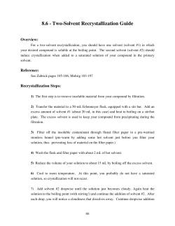 Two-Solvent Recrystallization Guide