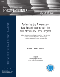 Addressing the Prevalence of Real Estate Investments in the New