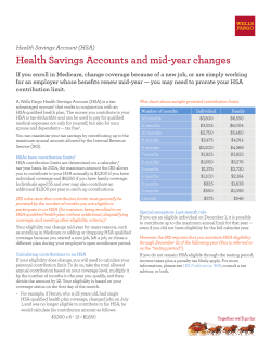 Health Savings Accounts and mid