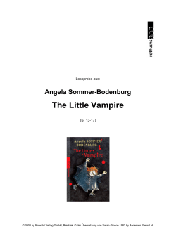 The little vampire, Imprimatur