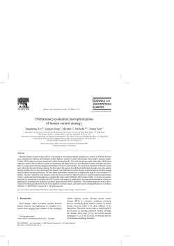Performance evaluation and optimization of human control strategy