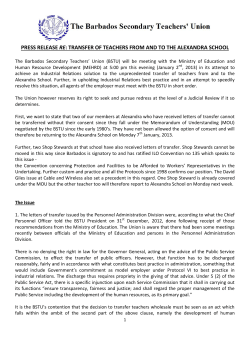 here - Barbados Secondary Teachers` Union