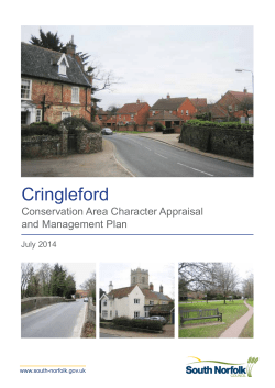 Cringleford Character Appraisal