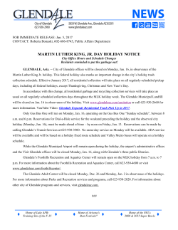 martin luther king, jr. day holiday notice
