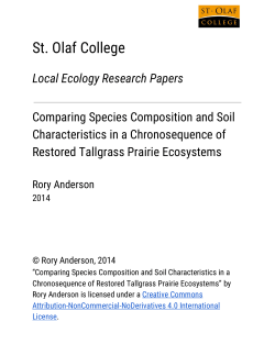 Local Ecology Research Papers
