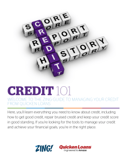 credit 101 - Quicken Loans