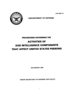 DoD 5240.1-R, December 1982