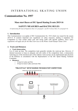 Demonstration event – after the conclusion of the World Junior