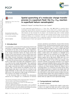Spatial quenching of a molecular charge-transfer