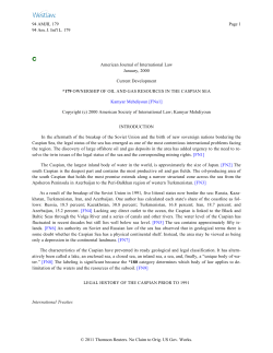 American Journal of International Law January, 2000