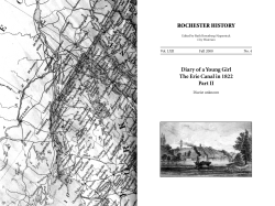ROCHESTER HISTORY Diary of a Young Girl The Erie Canal in