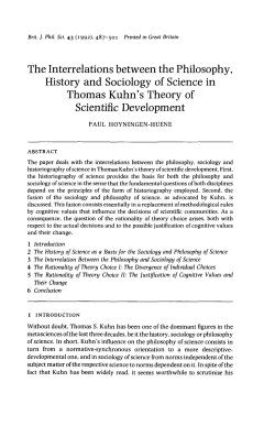The Interrelations between the Philosophy