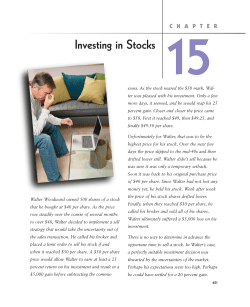 Investing in Stocks - Pearson Higher Education