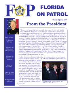 FOP February Newsletter