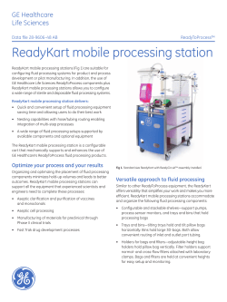 ReadyKart mobile processing station