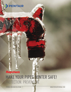 Pipe Freeze Contractor Worksheet Brochure