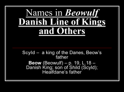 Names in Beowulf