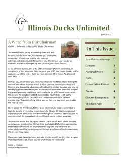 May - Ducks Unlimited