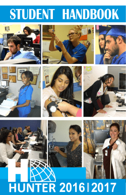 Student Handbook - Hunter Business School