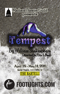 The Tempest By William Shakespeare